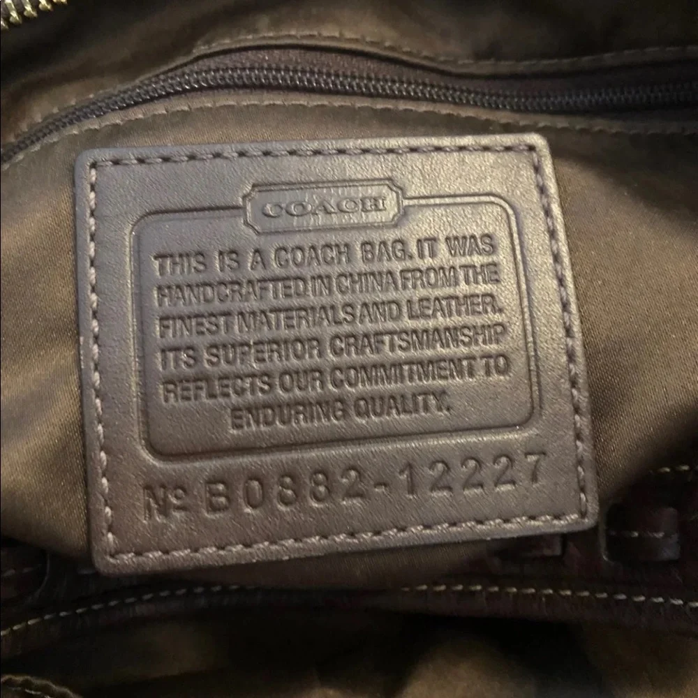 Brown Coach Purse - Picture 2 of 5